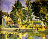Jas de Bouffan the Pool by Paul Cezanne